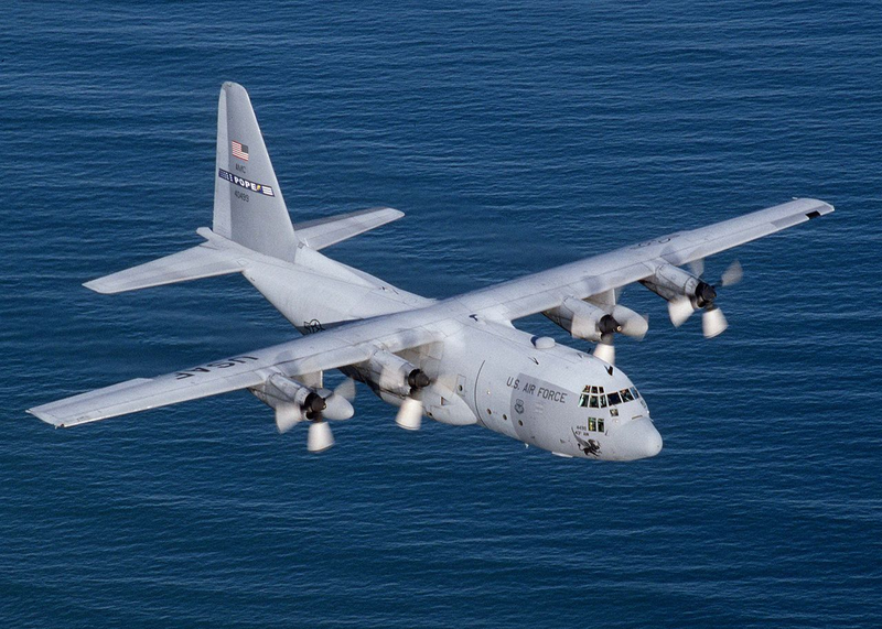 C-130 Hercules. Wikimedia Commons